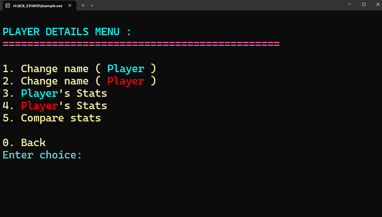 Tic Tac Toe Output 1